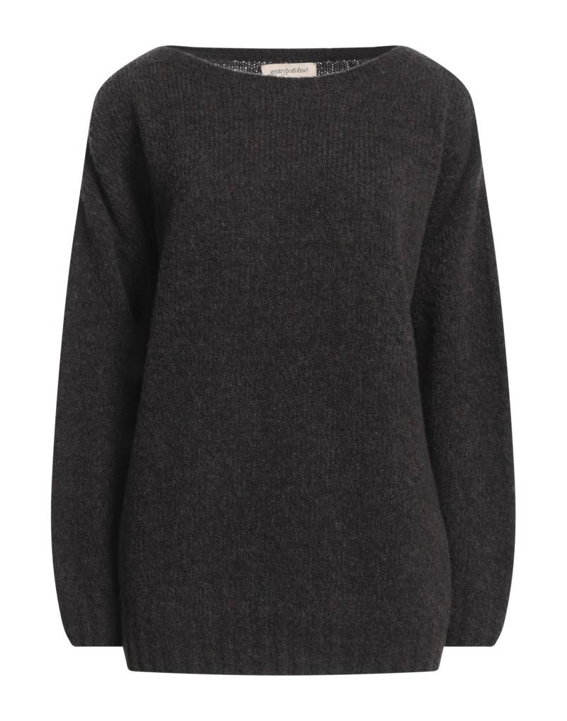 GENTRYPORTOFINO Pullover Damen Dunkelbraun von GENTRYPORTOFINO