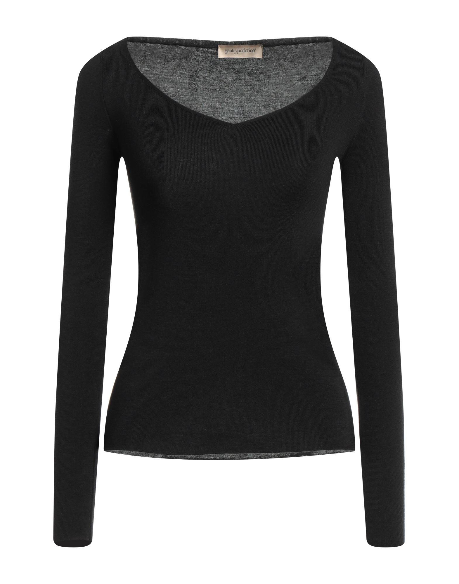 GENTRYPORTOFINO Pullover Damen Schwarz von GENTRYPORTOFINO