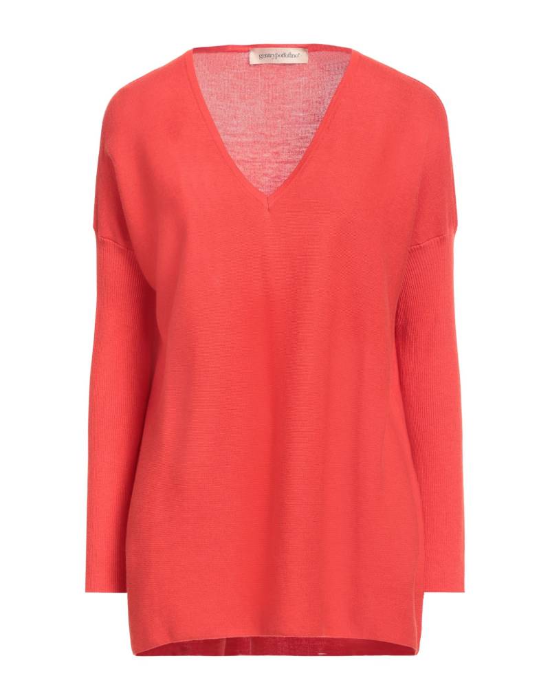 GENTRYPORTOFINO Pullover Damen Tomatenrot von GENTRYPORTOFINO