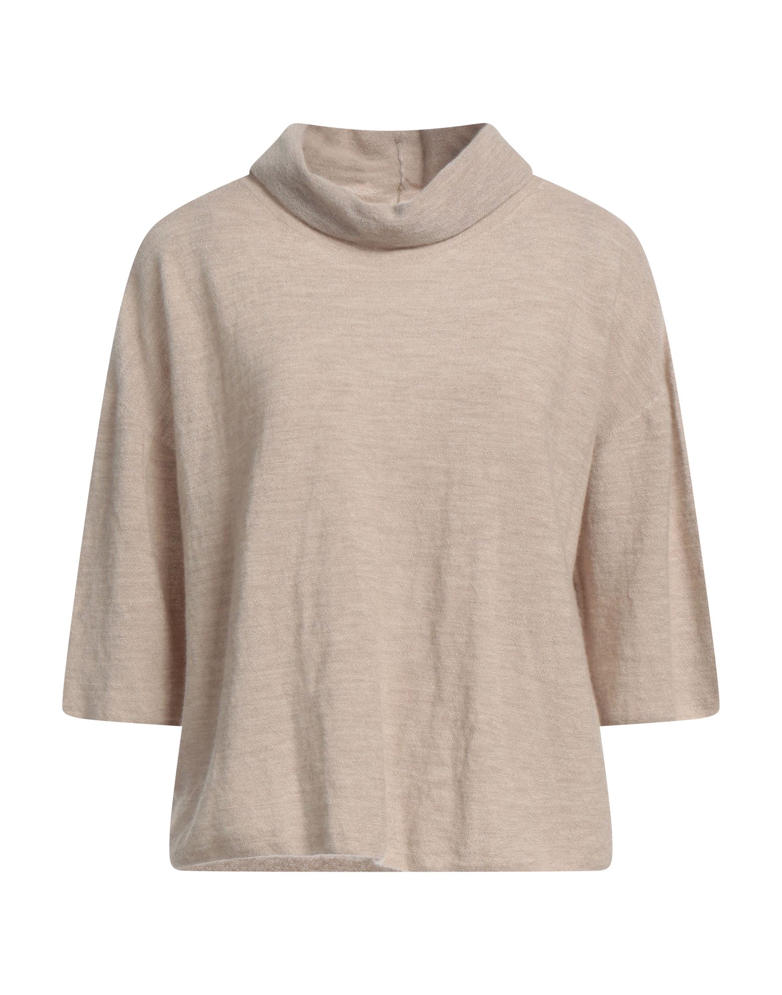 GENTRYPORTOFINO Rollkragenpullover Damen Beige von GENTRYPORTOFINO