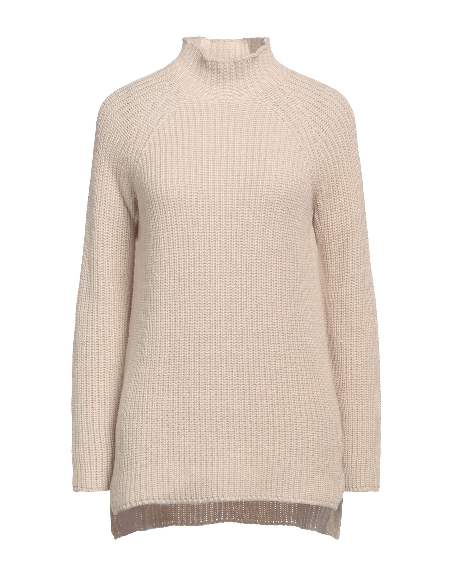 GENTRYPORTOFINO Rollkragenpullover Damen Beige von GENTRYPORTOFINO