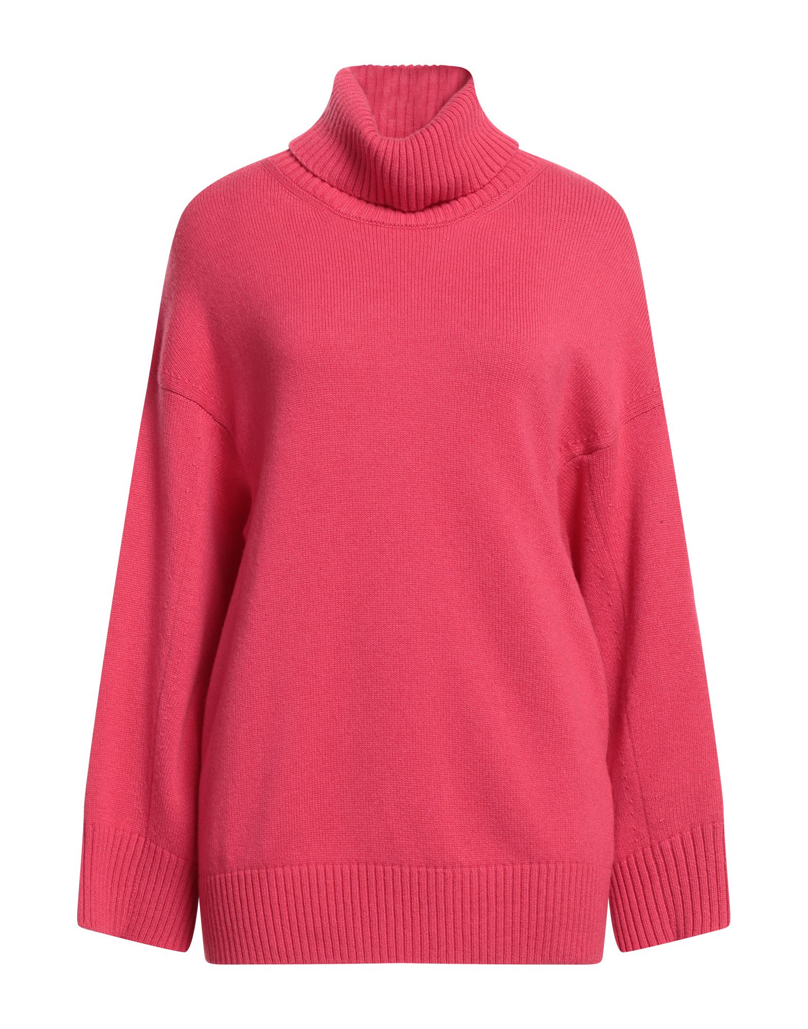 GENTRYPORTOFINO Rollkragenpullover Damen Fuchsia von GENTRYPORTOFINO