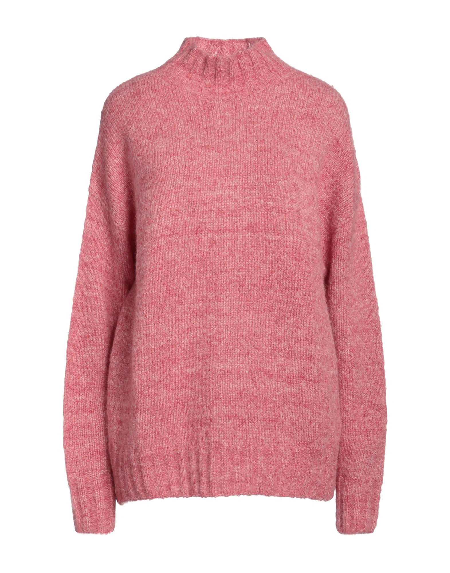 GENTRYPORTOFINO Rollkragenpullover Damen Fuchsia von GENTRYPORTOFINO