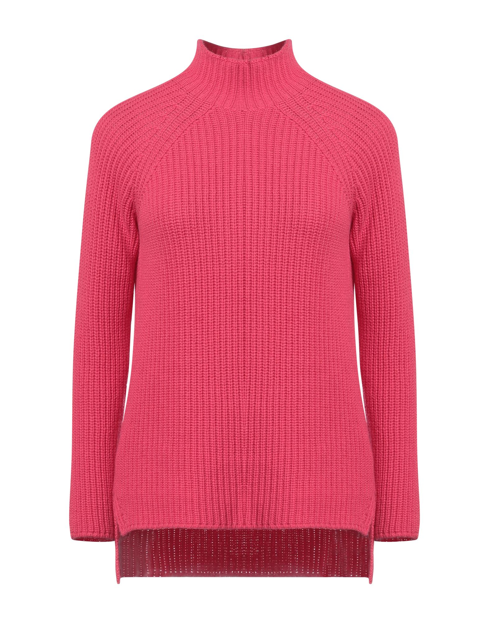 GENTRYPORTOFINO Rollkragenpullover Damen Fuchsia von GENTRYPORTOFINO