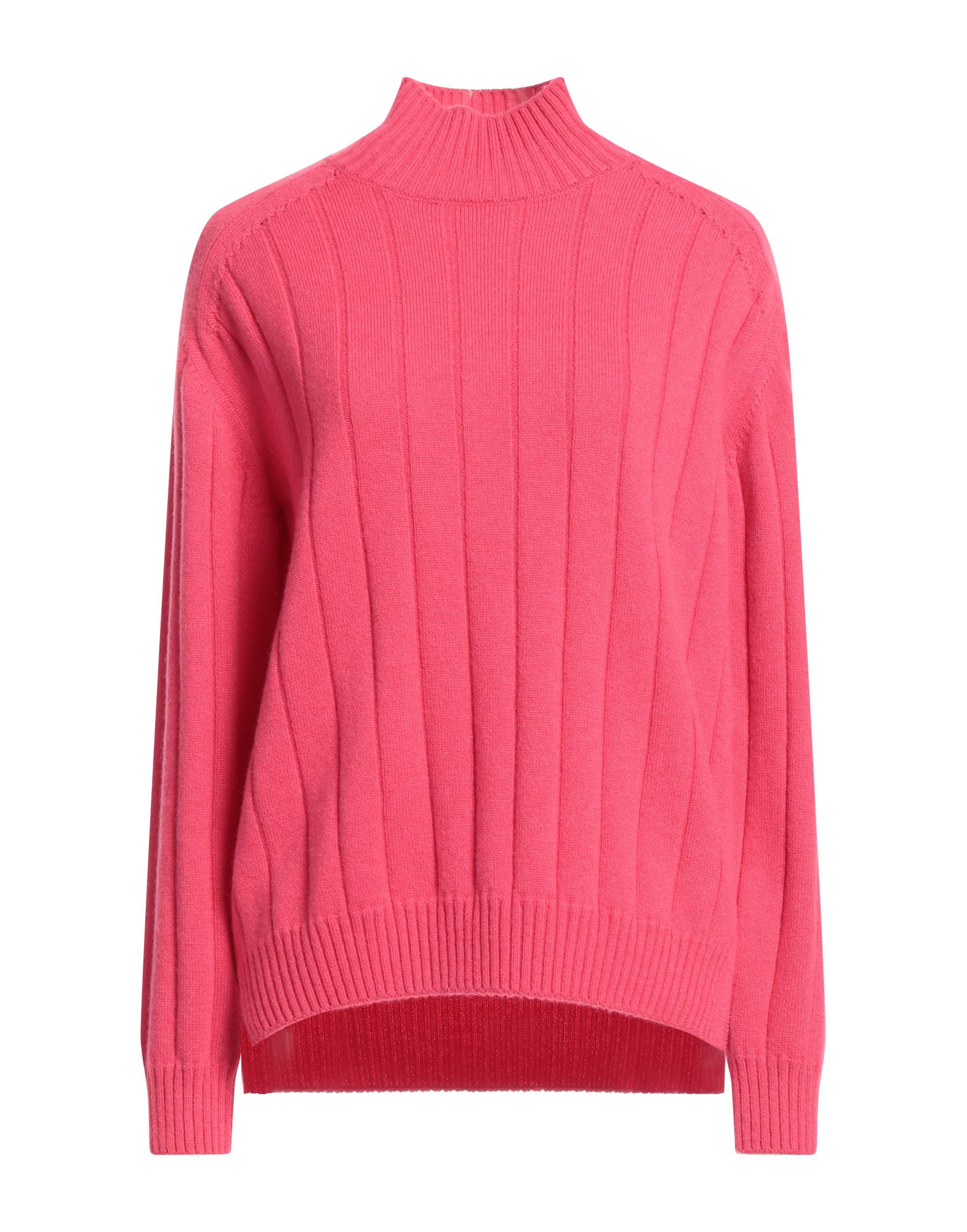 GENTRYPORTOFINO Rollkragenpullover Damen Fuchsia von GENTRYPORTOFINO