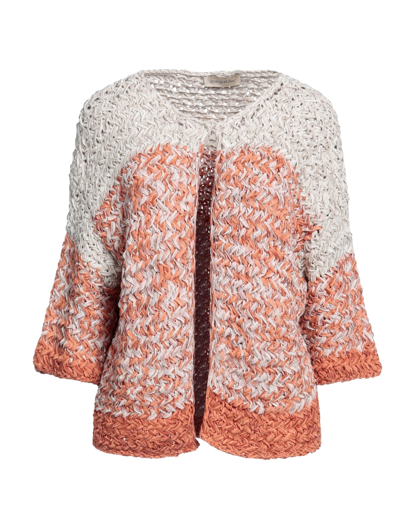 GENTRYPORTOFINO Strickjacke Damen Orange von GENTRYPORTOFINO