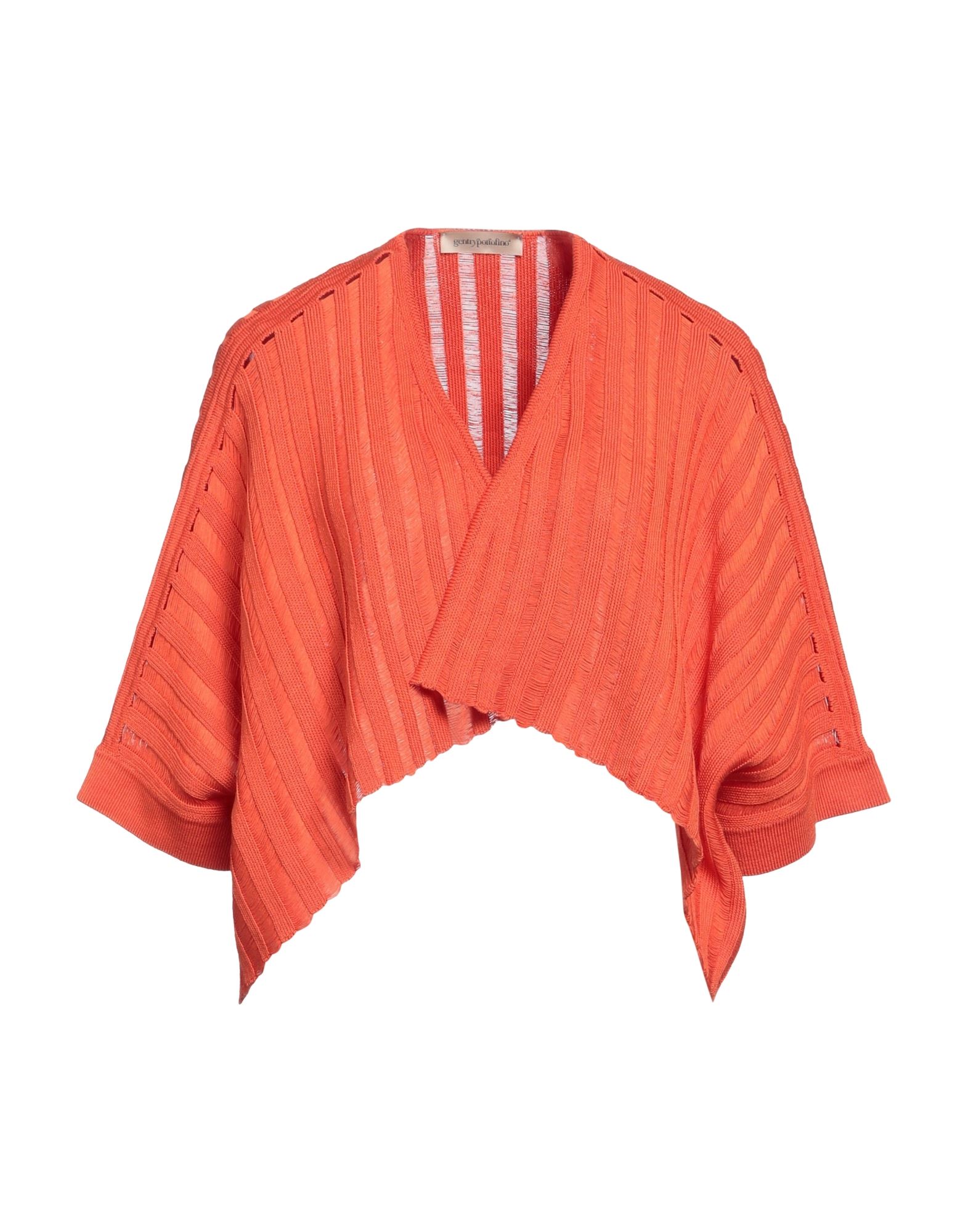 GENTRYPORTOFINO Strickjacke Damen Orange von GENTRYPORTOFINO