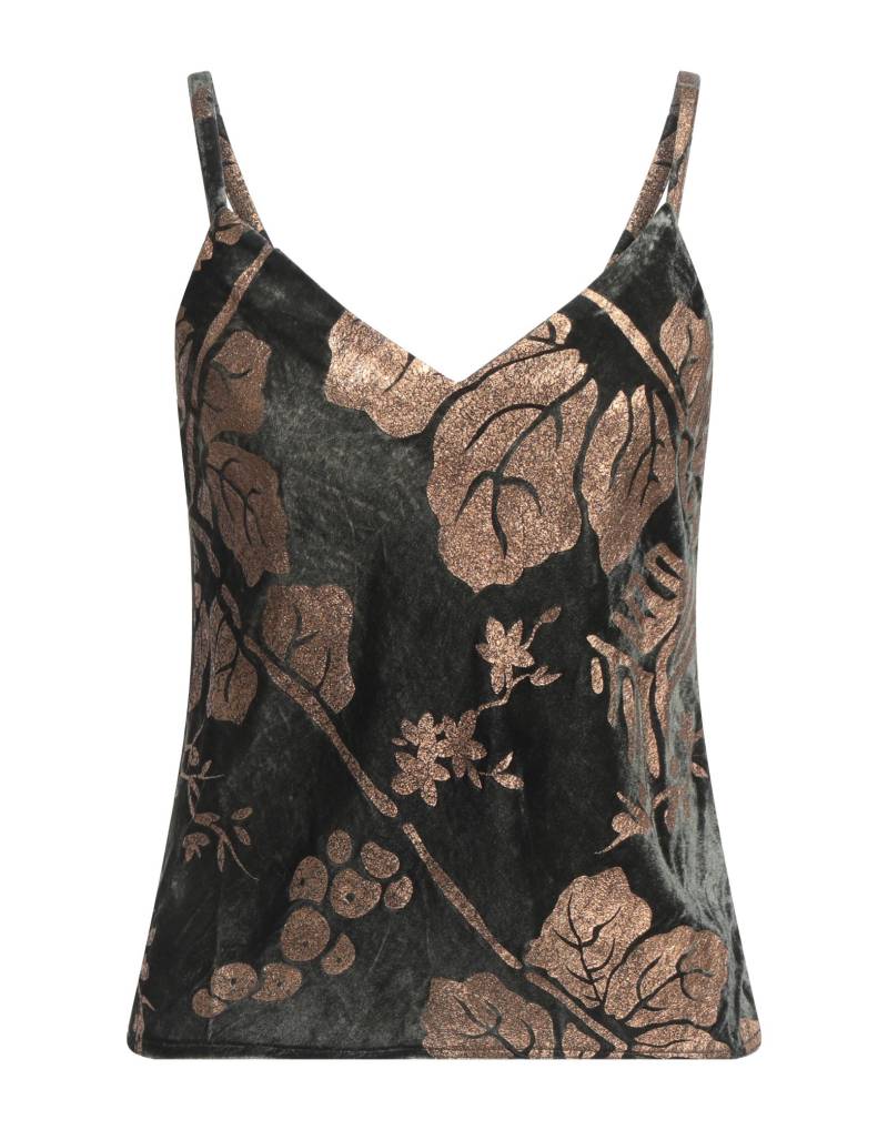 GENTRYPORTOFINO Top Damen Dunkelgrün von GENTRYPORTOFINO