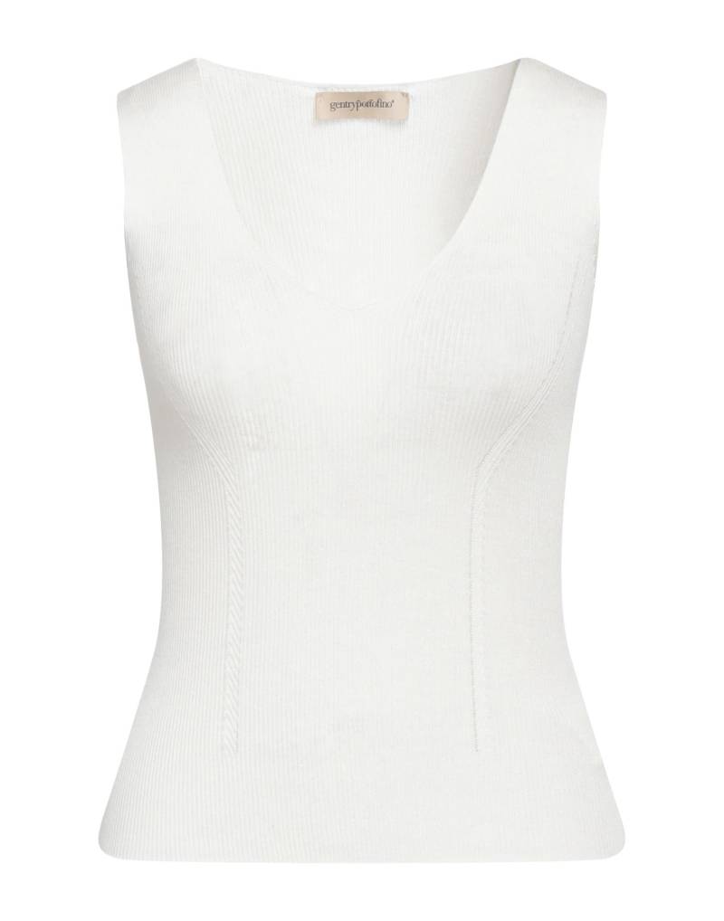 GENTRYPORTOFINO Top Damen Elfenbein von GENTRYPORTOFINO