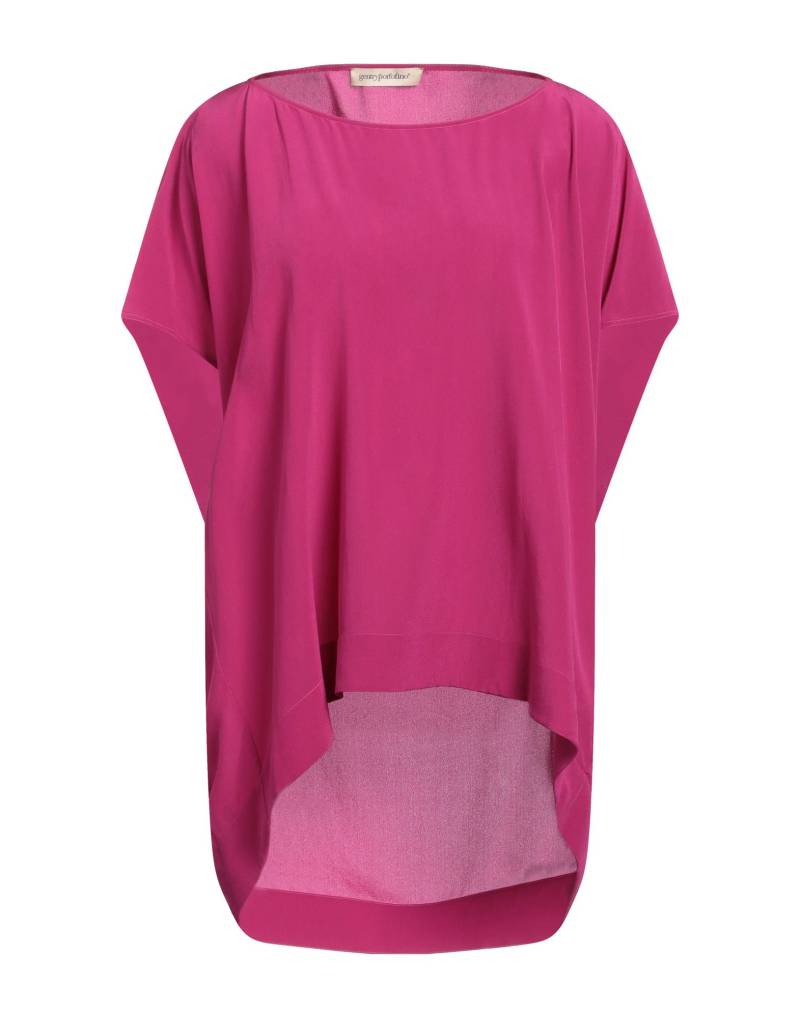 GENTRYPORTOFINO Top Damen Magenta von GENTRYPORTOFINO
