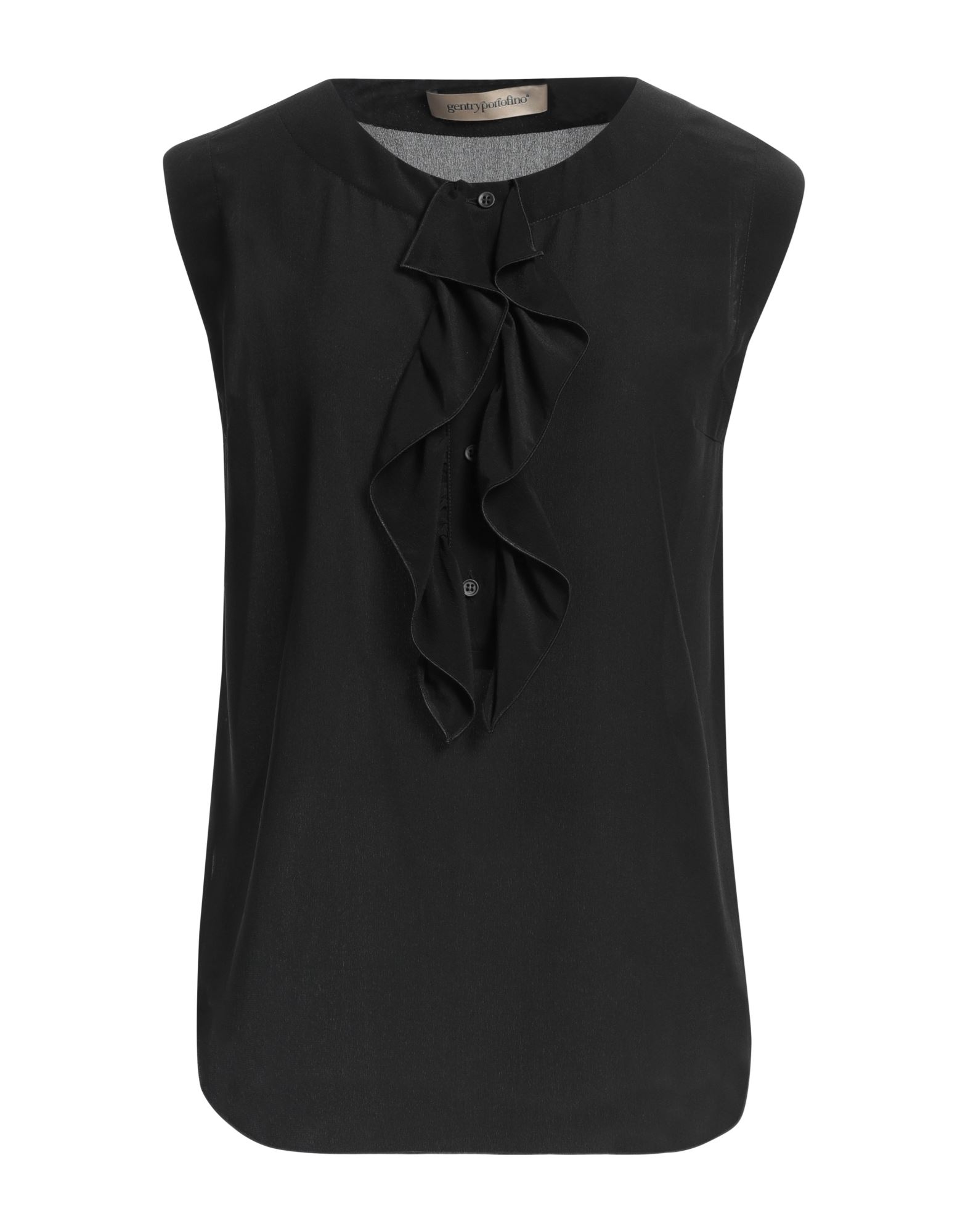 GENTRYPORTOFINO Top Damen Schwarz von GENTRYPORTOFINO