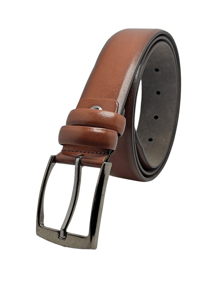 GENUINE LEATHER COMPANY EDS Ledergürtel Kunstleder Gürtel Herren 3.4cm Breite,Klassisch 6 verschiedenen Längen von GENUINE LEATHER COMPANY EDS