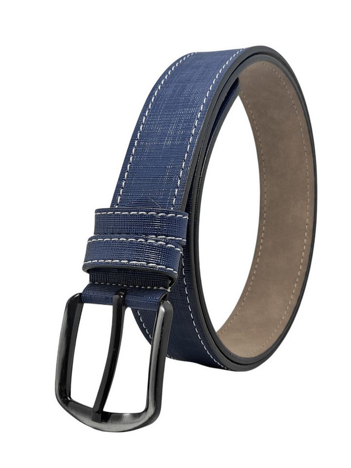 GENUINE LEATHER COMPANY EDS Ledergürtel Kunstleder Gürtel Herren 3.8 cm Sportlich, in 6 Größen erhältlich von GENUINE LEATHER COMPANY EDS