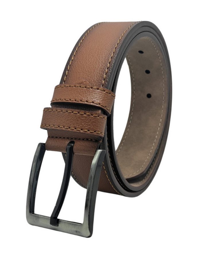 GENUINE LEATHER COMPANY EDS Ledergürtel Kunstleder Gürtel Herren 3.8 cm Sportlich, in 6 Größen erhältlich von GENUINE LEATHER COMPANY EDS