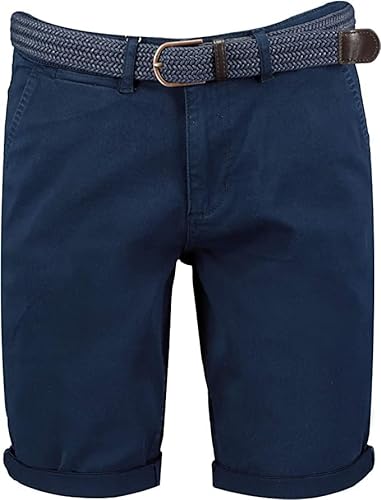 GEO NORWAY / Geographical Norway Plage Men - Shorts/Bermuda Chino Herren - Baumwollhose Jungen/Herren Kleidung für den Sommer - Shorts und Bermudas, marine, M von GEO NORWAY