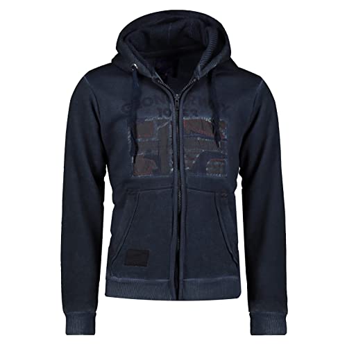 GEO NORWAY GOTZ Men - Sweatshirt Mit Kapuze Und Reißverschluss - Herren Logo Sweatshirts - Langarm Warmes Kapuzen Sweatshirt - Casual Sport Sweatshirt Marine - L GEO NORWAY GOTZ Men - Sweatshirt Mit Kapuze Und Reißverschluss - Herren Logo Sweatshirts - Langarm Warmes Kapuzen Sweatshirt - Casual Sport Sweatshirt Marine - L von GEO NORWAY