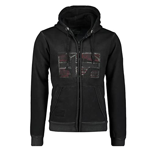 GEO NORWAY GOTZ Men - Sweatshirt Mit Kapuze Und Reißverschluss - Herren Logo Sweatshirts - Langarm Warmes Kapuzen Sweatshirt - Casual Sport Sweatshirt SCHWARZ - L GEO NORWAY GOTZ Men - Sweatshirt Mit Kapuze Und Reißverschluss - Herren Logo Sweatshirts - Langarm Warmes Kapuzen Sweatshirt - Casual Sport Sweatshirt SCHWARZ - L von GEO NORWAY