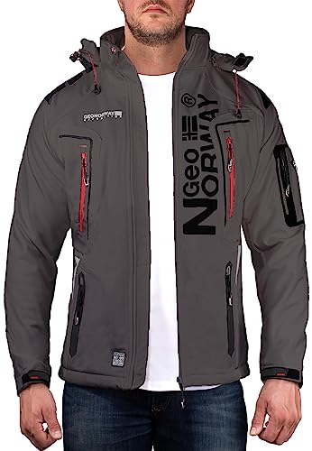 GEO NORWAY Herren Jacke Techno Dark Grey L von GEO NORWAY