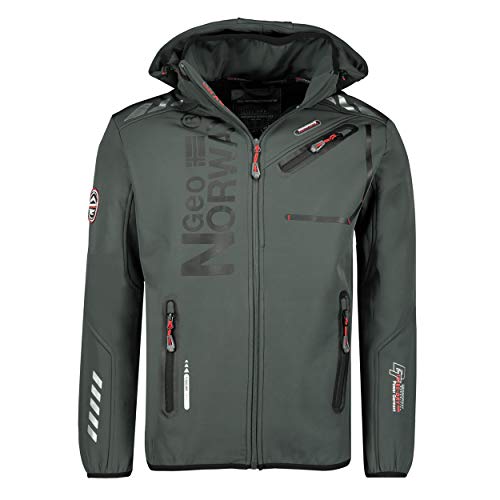 GEO NORWAY ROYAUTE MEN - Herren Softshell Jacke - Outdoor Ubergangsjacke Winddichte Winterjacke - Ideal Outdoor Aktivitäten - Softshelljacke Funktionsjacke Warme von GEO NORWAY