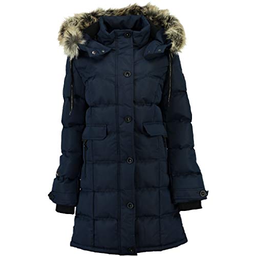 Geographical Norway Damen Mantel Jacke Wintermantel Parka lang warm Winterjacke Kapuze Calory S-XXL 3-Farben, Farbe:Navy, Größe:M / 38 Geographical Norway Damen Mantel Jacke Wintermantel Parka lang warm Winterjacke Kapuze Calory S-XXL 3-Farben, Farbe:Navy, Größe:M / 38 von GEO NORWAY