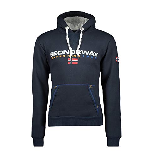 GEO Norway Herren Golivier Men Kapuzenpullover, Marine, L von Geographical Norway