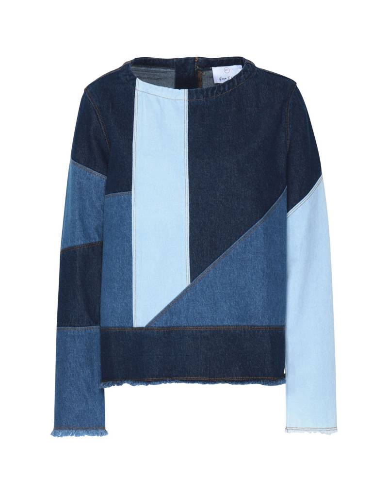 GEORGE J. LOVE Jeanshemd Damen Blau von GEORGE J. LOVE