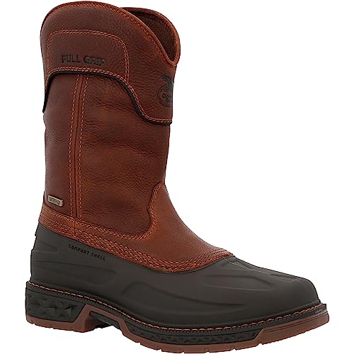 GEORGIA BOOT Carbo-Tec LTR Stiefel mit Stahlkappe, wasserdicht, Braun, Größe 44 (M) von Georgia Boot