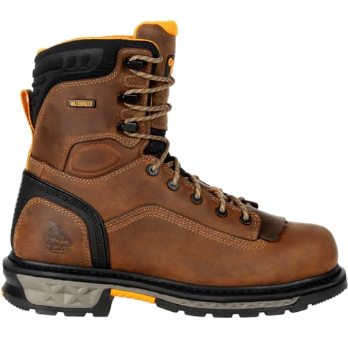 GEORGIA BOOT Carbo-Tec LTX Arbeitsstiefel, wasserdicht, Schwarz und Braun, Größe 47 (M) von Georgia Boot