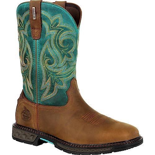 Georgia Boot Carbo-Tec LT Alloy Toe Waterproof Pull-On Boot Brown von Georgia Boot