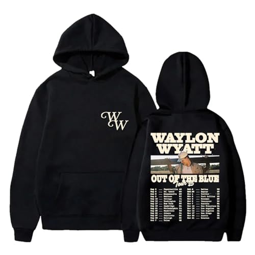 GEPLUM Waylon Wyatt Kapuzenpullover Out of The Blue Tour Dates Hoodie Cosplay Frauen Männer Mode Langarm Sweatshirts XXS-4XL-Black||m GEPLUM Waylon Wyatt Kapuzenpullover Out of The Blue Tour Dates Hoodie Cosplay Frauen Männer Mode Langarm Sweatshirts XXS-4XL-Black||m von GEPLUM
