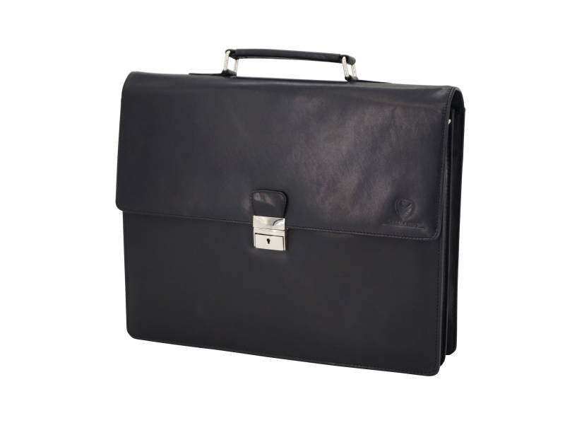 Handgefertigte Aktentasche "Gabriel" Aus Leder Von Germanus Als Businesstasche Und Notebooktasche von GERMANUSR