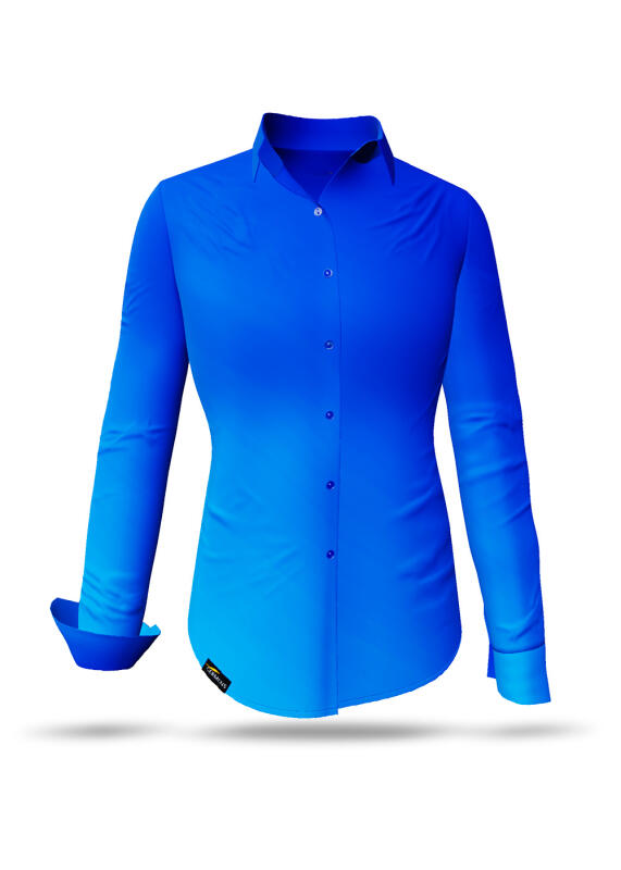 Blaue Bluse GRADIENT AZURE von GERMENS Blaue Bluse GRADIENT AZURE von GERMENS von GERMENS DE