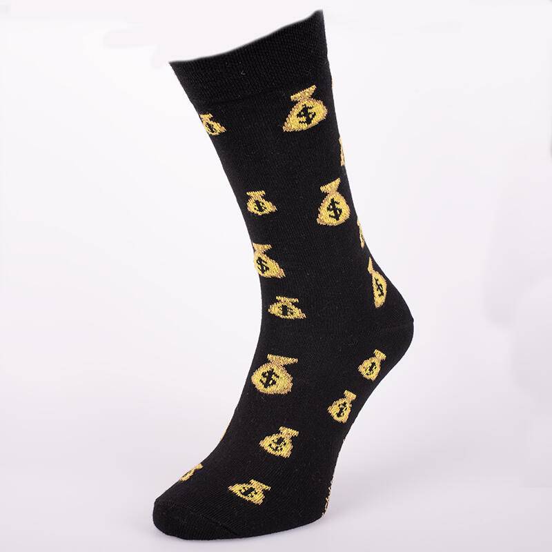 DU BIST MEIN SCHATZ - Schwarz gelbe Socken - Unisex DU BIST MEIN SCHATZ - Schwarz gelbe Socken - Unisex von GERMENS DE
