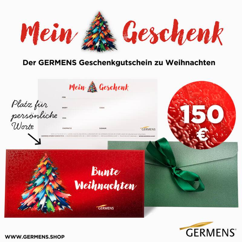 GERMENS Geschenkkarte 150 Euro GERMENS Geschenkkarte 150 Euro von GERMENS DE