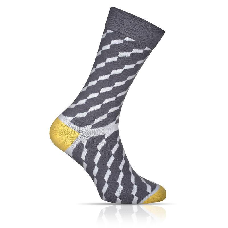 GREY RHOMBUS - Bunte Socken - Unisex GREY RHOMBUS - Bunte Socken - Unisex von GERMENS DE