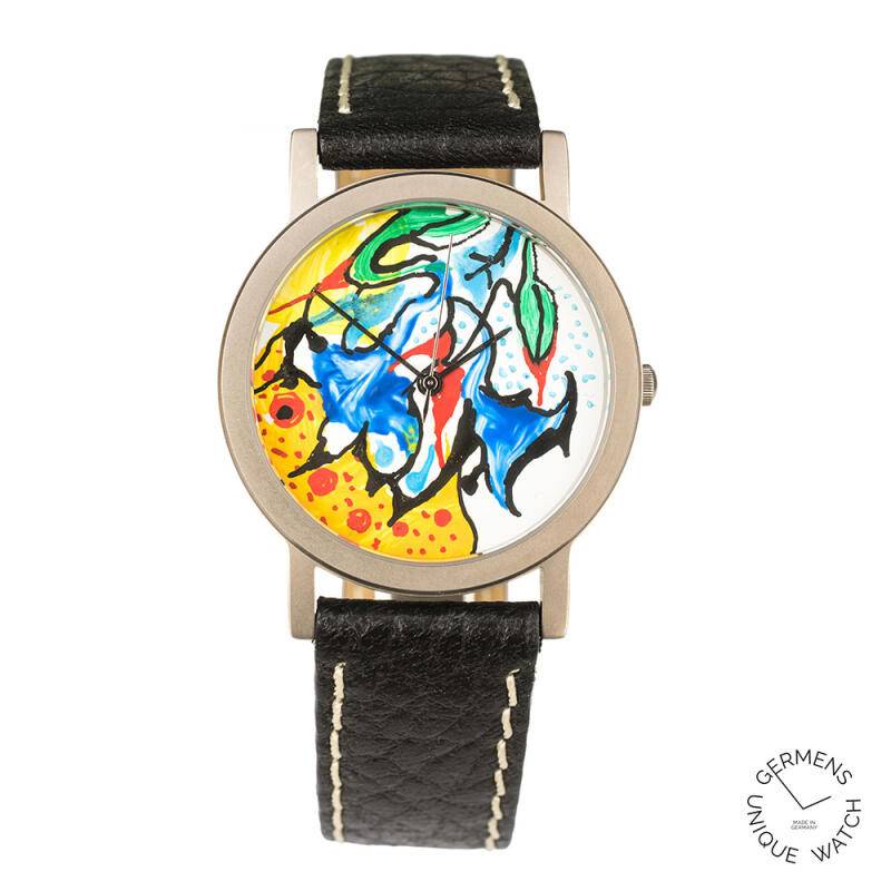 Germens Armbanduhr No. 022 - Glockenblume - Unikat Germens Armbanduhr No. 022 - Glockenblume - Unikat von GERMENS DE
