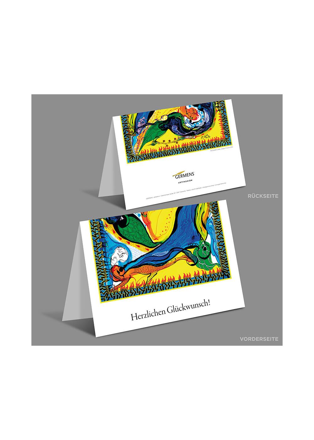 HERZLICHEN GLÜCKWUNSCH Geschenkgutschein - GERMENS von GERMENS DE