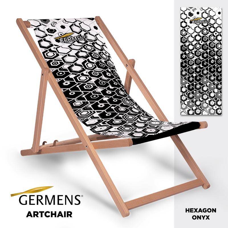 HEXAGON ONYX - Der schwarz weiße Liegestuhl - GERMENS HEXAGON ONYX - Der schwarz weiße Liegestuhl - GERMENS von GERMENS DE