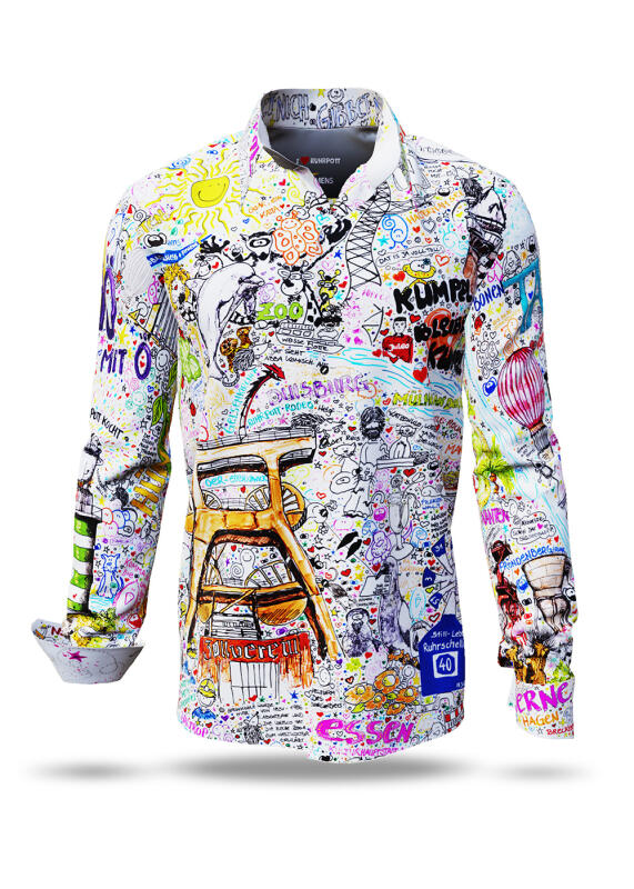 Hemden Herren I LOVE THE RUHRPOTT von GERMENS von GERMENS DE