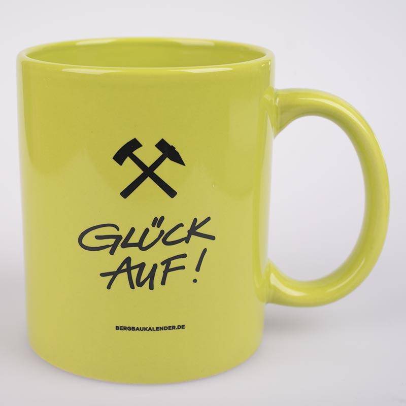 KAFFEEBECHER - Glück Auf! - grün von GERMENS DE