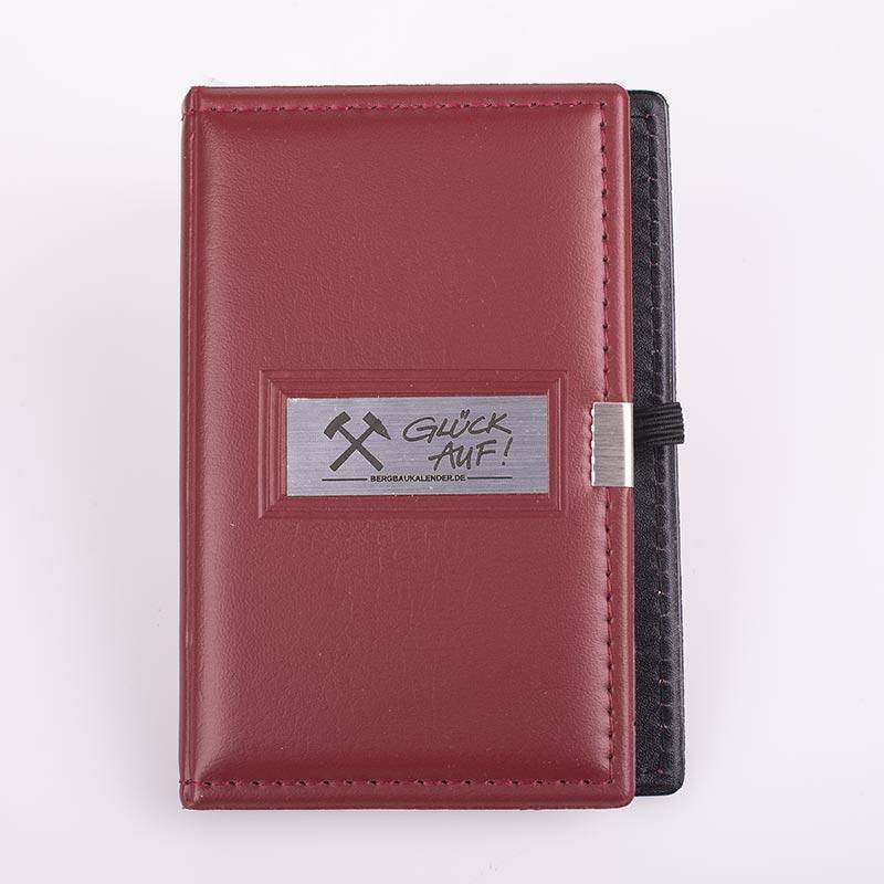 Notizbuch weinrot mit Klebezetteln Glück Auf! Notizbuch weinrot mit Klebezetteln Glück Auf! von GERMENS DE