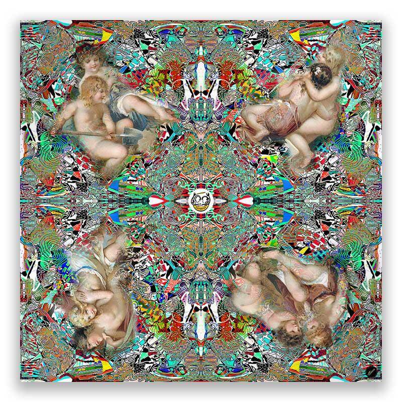 PARADIES - Mehrfarbiges Seidentuch - GERMENS von GERMENS DE