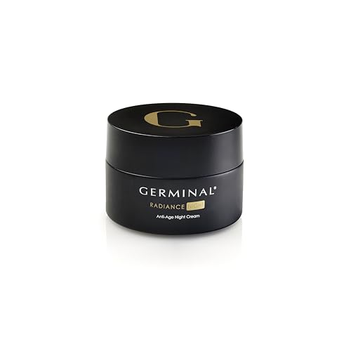 GERMINAL Radiance Night Anti-Falten-Creme für Damen, ab 40 Jahren, Nachtcreme für alle Hauttypen, verleiht Festigkeit und Leuchtkraft mit Botox-Like-Effekt und vereinheitlicht den Ton, 50 ml GERMINAL Radiance Night Anti-Falten-Creme für Damen, ab 40 Jahren, Nachtcreme für alle Hauttypen, verleiht Festigkeit und Leuchtkraft mit Botox-Like-Effekt und vereinheitlicht den Ton, 50 ml von GERMINAL