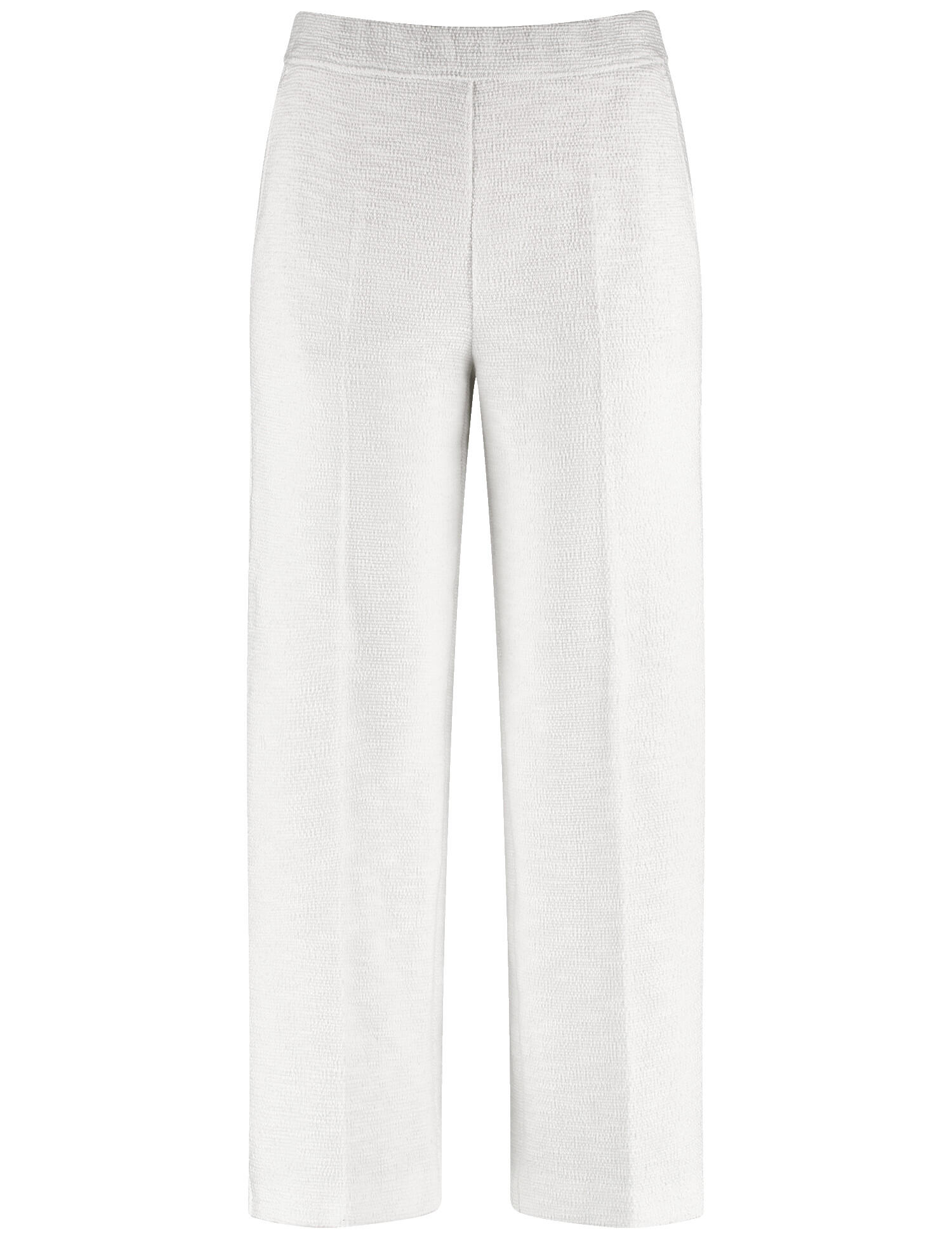 GERRY WEBER Collection - 7/8 Schlupfhose mit Bouclé-Optik off-white - Gr. - 42 von GERRY WEBER Collection