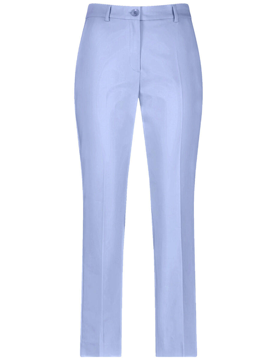 GERRY WEBER Collection - Bequeme Chino mit Saumschlitzen blau - Gr. - 48 von GERRY WEBER Collection