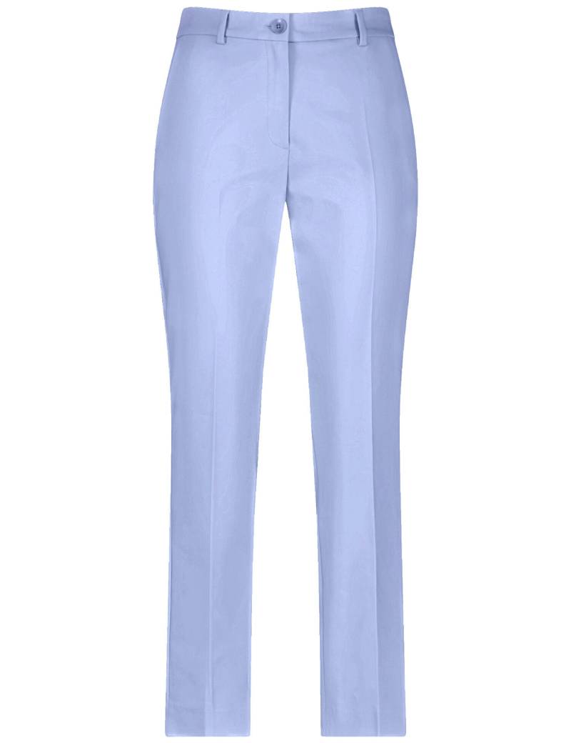 GERRY WEBER Collection - Bequeme Chino mit Saumschlitzen water - Gr. - 46 von GERRY WEBER Collection
