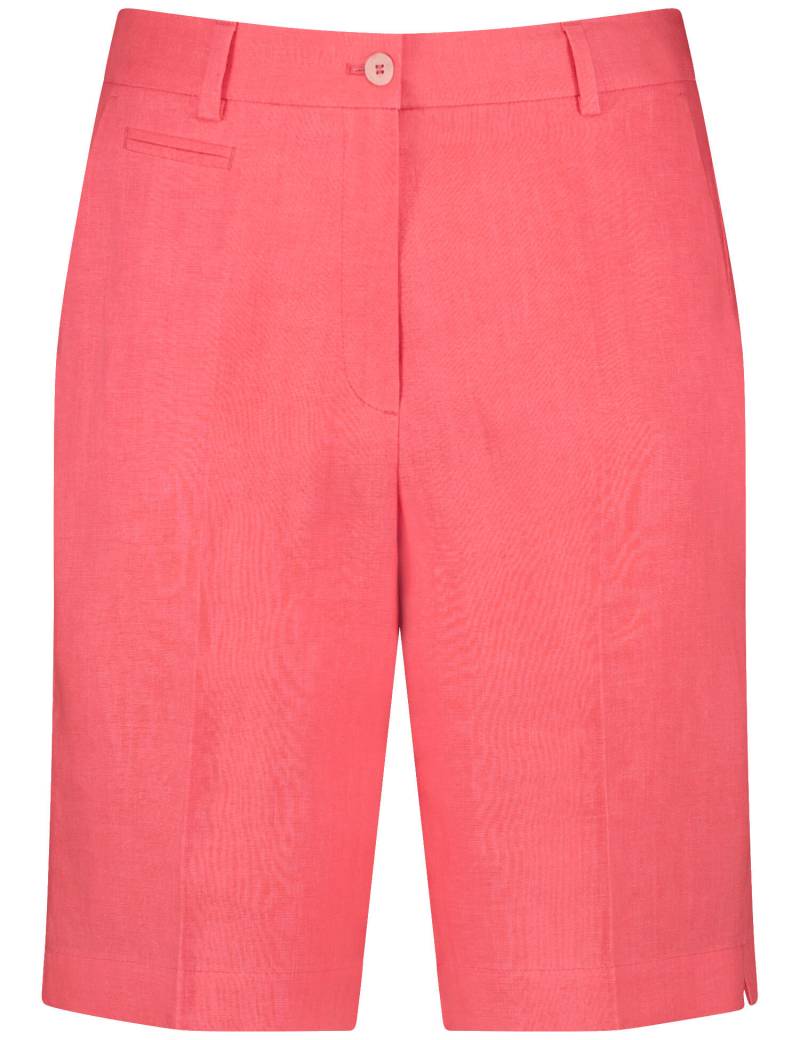 GERRY WEBER Collection - Bermuda aus reinem Leinen rouge - Gr. - 40 von GERRY WEBER Collection