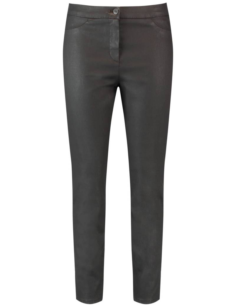 GERRY WEBER Collection - Beschichtete Hose - Gr. - 44 von GERRY WEBER Collection