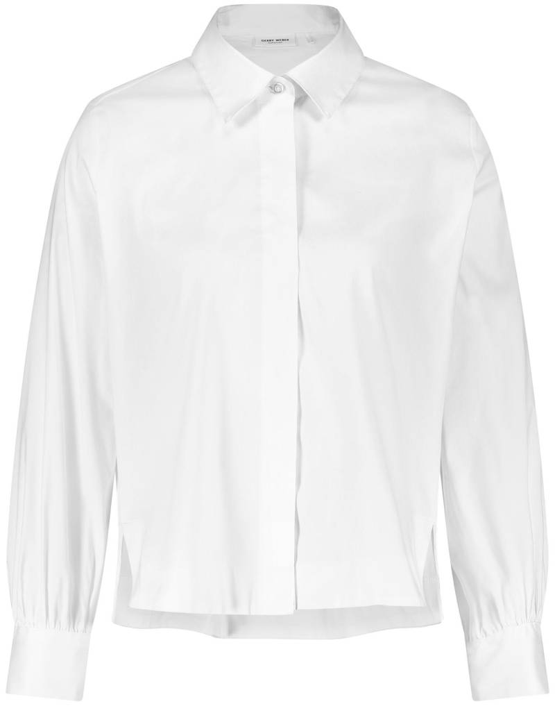 GERRY WEBER Collection - Bluse aus Superstretch weiss/weiss - Gr. - 44 von GERRY WEBER Collection