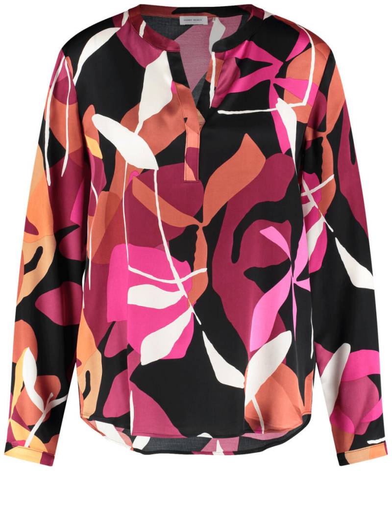 GERRY WEBER Collection - Bluse mit Muster pink/schwarz/orange - Gr. - 42 von GERRY WEBER Collection